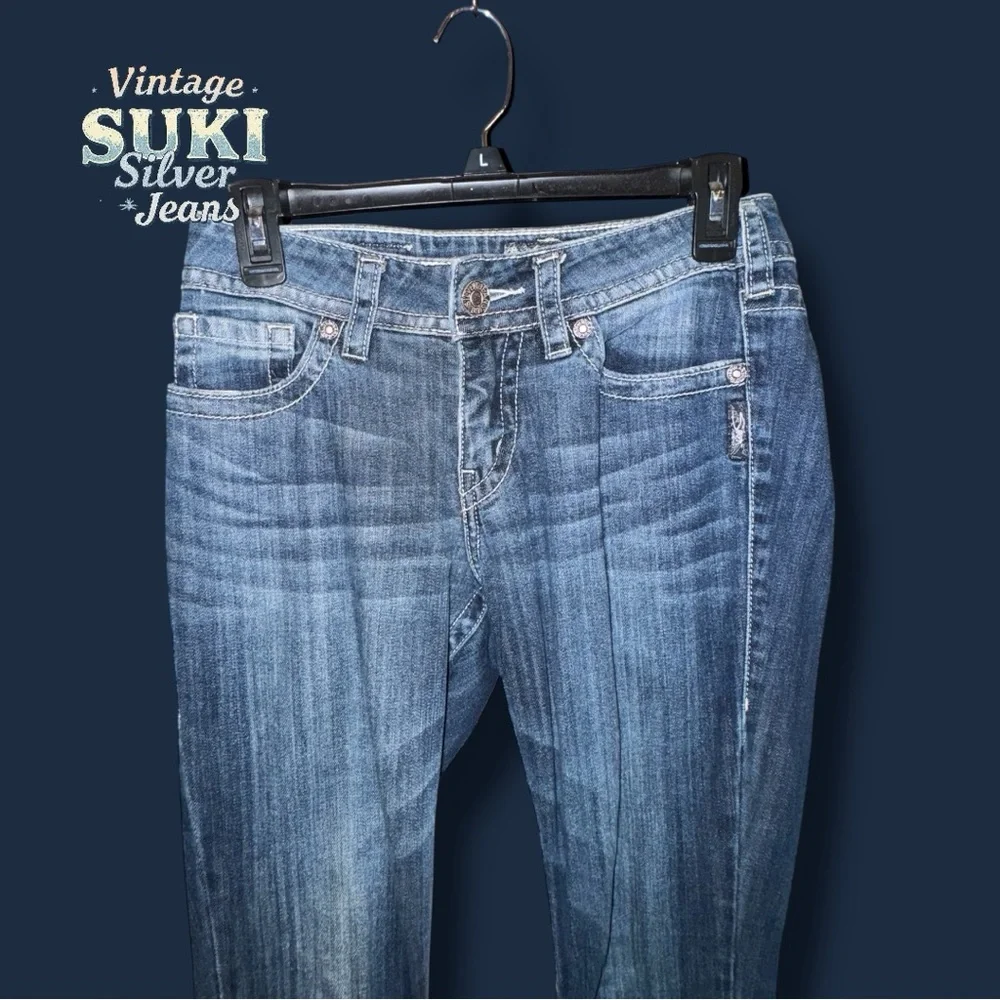 Silver Jeans Suki Mid Rise Curvy Bootcut Jeans Women's Size 26 Vintage Y2K